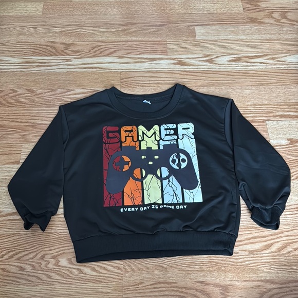 Kids’ Graphic “Gamer” Two-Piece Set Size 9 - Picture 1 of 2